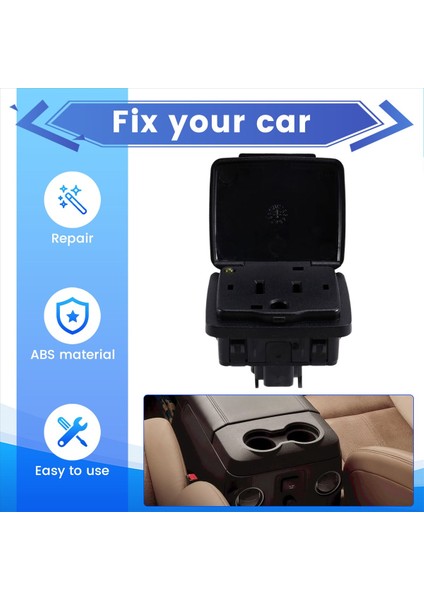 Soket Düzeneği Arka Koltuk 12V Power Taşımı FL3Z-19N236-A FL3Z19N236A Ford F150 2015-2016 F250/F350 2017 (Yurt Dışından) modelleri