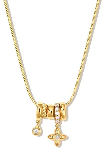 Kadınlar Için Yıldız Yüzük Kolye - Zarif ve Çok Yönlü Köprücük Kemiği Kolye (Yurt Dışından)