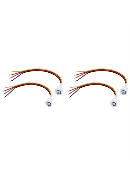 4pcs Dokunlu Dimmer Anahtarı Dc3 7V 5V 12V LED Işık Rv Dolap Gardırop ve Şerit Için Adımsız Dimmer Anahtar Sensörü (Yurt Dışından)