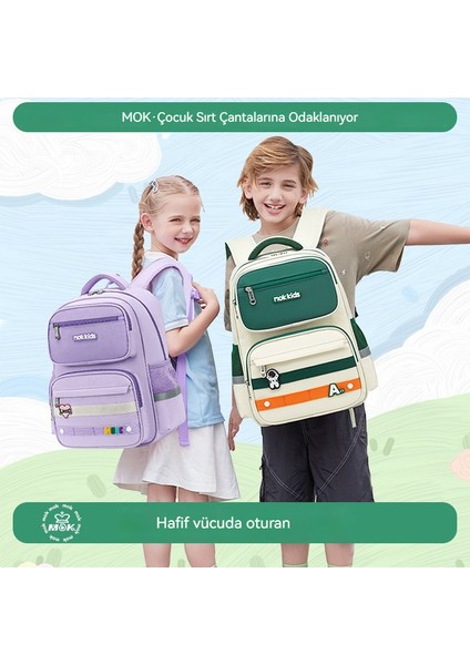 3 Parçalı Ilköğretim Okul Çantası Çocuk Sırt Çantası Büyük Kapasiteli Çocuk Sırt (Yurt Dışından) modelleri