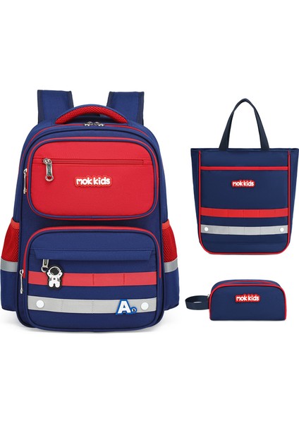 3 Parçalı Ilköğretim Okul Çantası Çocuk Sırt Çantası Büyük Kapasiteli Çocuk Sırt (Yurt Dışından)