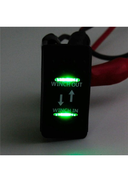 5x 12V 20A Vinç Içinde Vinç Çıkış Kapalı Rocker Anahtarı 7 Pin LED Yeşil (Yurt Dışından) indirimleri