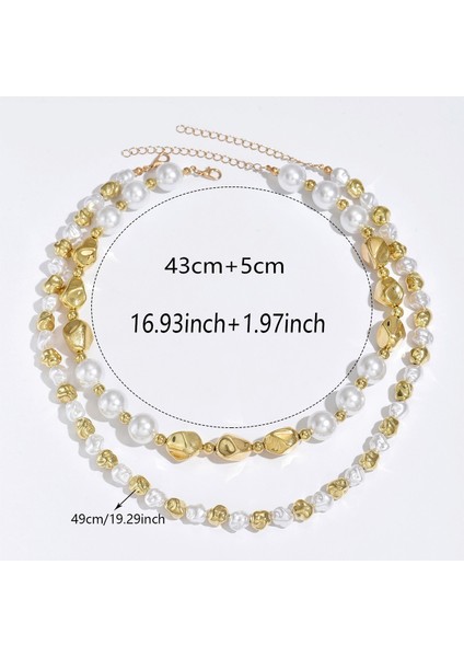 Kadınlar Için Vintage Inci Kolye, Sonbahar ve Kış Kazak Zinciri (Yurt Dışından) fiyatları