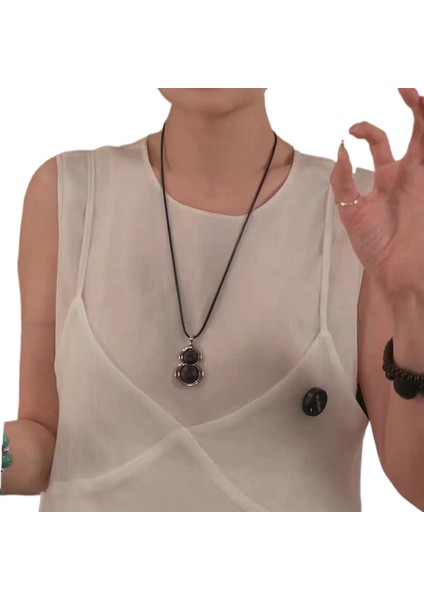 Sonbahar/kış Sandal Ağacı Kabak Kolye Kolye Ucu Basit Kazak Zinciri (Yurt Dışından) fiyatları