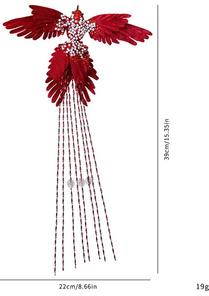 Gerçekçi Sinek Kuşu Noel Sahnesi Dekorasyon Süsü (Yurt Dışından)