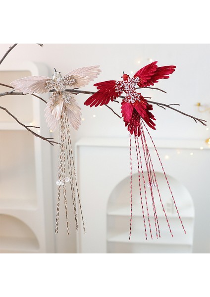 Gerçekçi Sinek Kuşu Noel Sahnesi Dekorasyon Süsü (Yurt Dışından) modelleri