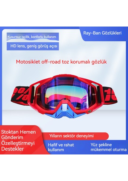 Outdoor Motorcycle Off-Road Sports Windproof Ski Goggles (Yurt Dışından) indirimleri