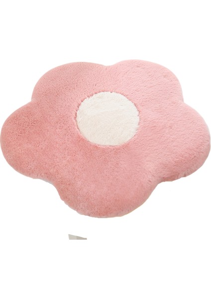 Çıkarılabilir ve Yıkanabilir Çiçek Tasarımlı Taklit Tavşan Kürkü Sonbahar-Kış Isıtıcı Hafızalı Köpük Yastık (Yurt Dışından)