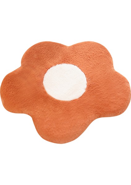 Çıkarılabilir ve Yıkanabilir Çiçek Tasarımlı Taklit Tavşan Kürkü Sonbahar-Kış Isıtıcı Hafızalı Köpük Yastık (Yurt Dışından)