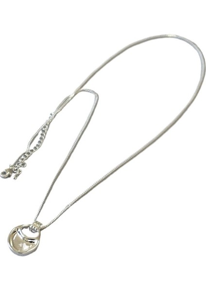 Gümüş Uçlu Heybe Kolye, Kadınlar Için Uzun Kolye. (Yurt Dışından)