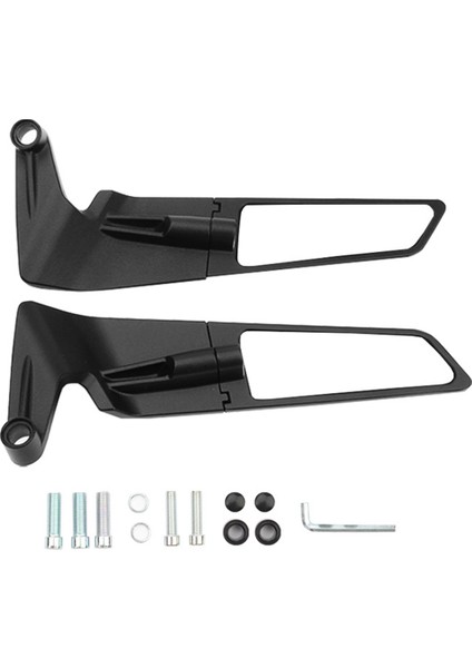 Evrensel Motosiklet Modifiye Dikiz Aynası Sabit Kanatlı Rüzgar Bıçağı Ayna Reflektörü Kawasaki Yamaha Honda Ktm Için (Yurt Dışından)
