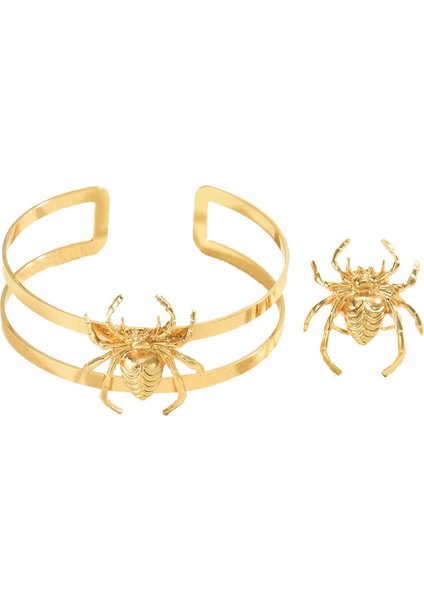 ADORE7702 Altın Örümcek Tasarım Takı Seti (Yurt Dışından)