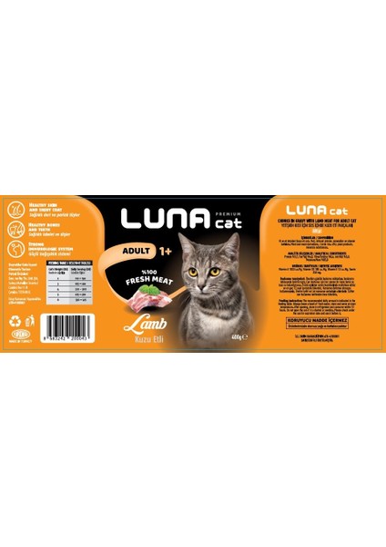 Cat Kuzu Etli 12'li Konserve modelleri