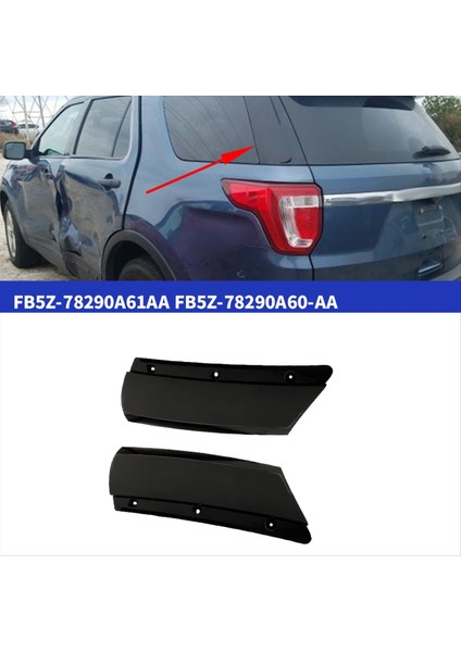 Ford Explorer Için 16-19 Arka Kapı D Sütun Kalıp Ön Cam Dış Trimleri Kapak FB5Z78290A60AA FB5Z-78290A60-AA R (Yurt Dışından) modelleri