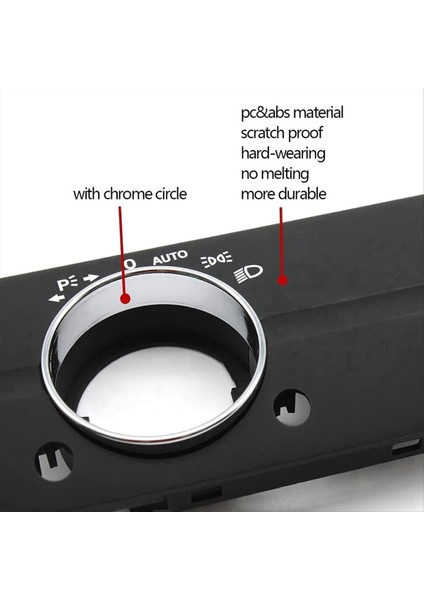 Gösterge Tablosu Far Lambası Anahtarı Kapak Trim Değiştirme Mercedes Benz W211 E Sınıfı 320 350 550 2003-2008 Tip C (Yurt Dışından) modelleri
