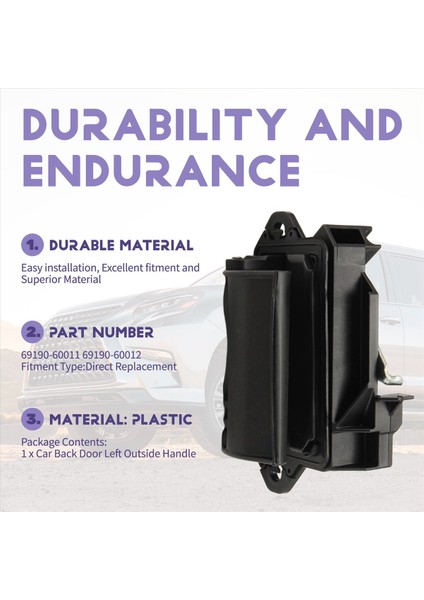 Arka Arka Kapı Dış Kol 69190-60011 69190-60012 Toyota Prado LC150 Lexus GX460 10-21 6919060010 6919060011 (Yurt Dışından) indirimleri