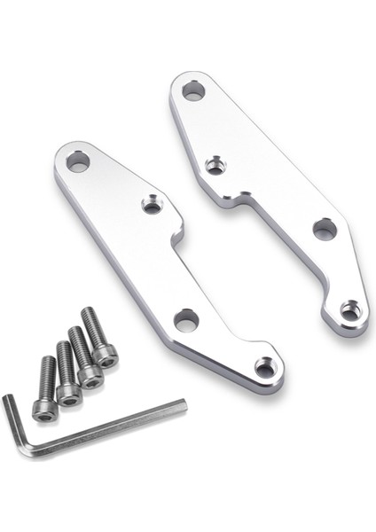 Motosiklet Yükseltme Ayak Pedalı Yükseltme Braketi Pedalı Honda CB650R CBR650R 2019-2022 Aksesuarları Gümüş (Yurt Dışından)