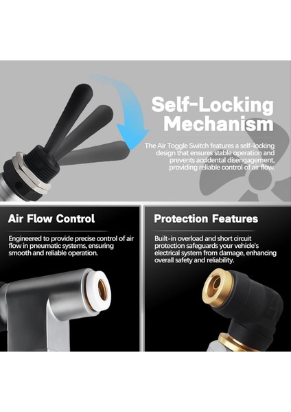 Pnömatik Geçiş Anahtarı Hava Geçiş Anahtarı Pnömatik Kontrol Vanası BA14500 Peterbilt Kamyonlar (Yurt Dışından) indirimleri