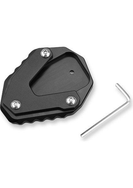 Morini X-Cape 650 650X 2022-2024 Siyah Için Motosiklet Ayak Ayağı Uzatma Plakası Ayak Yan Ayağı Büyütme Pedi (Yurt Dışından)