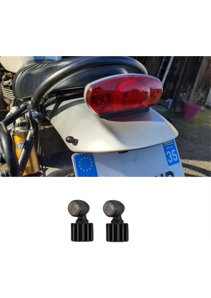 Harley Siyah Için Motosiklet Dönüş Sinyalleri Mini Sinyal Lambaları LED (Yurt Dışından) modelleri