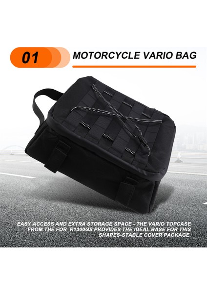 Motosiklet Vario Çanta Üst Kutu Çanta Çanta Kılıfı Üst Kasa Kapağı Bmw R1300GS R 1300GS R 1300 Gs 2023- Aksesuarları (Yurt Dışından) fırsatları