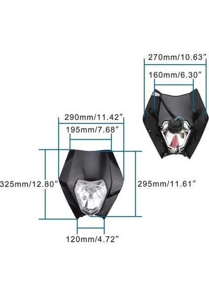 Ktm Exc Sx Xc Xcw 125 150 250 Için Motosiklet LED Far (Yurt Dışından) fiyatları