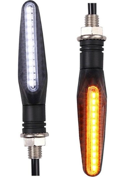Motosiklet Için 24 LED Motosiklet Sinyal Lambası Beyaz (Yurt Dışından) indirimleri