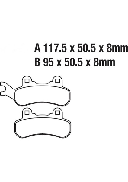 8 Adet Motosiklet Ön Arka Fren Balatası Seti 715900380 715900379 Can-Am Maverick X3/max/sport/trail 2017-2024 715900386 (Yurt Dışından) indirimleri