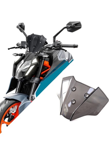 Duke 390 125 DUKE390 DUKE125 2024 Motosiklet Ön Camı Gri Ön Rüzgar Deflektörü (Yurt Dışından) indirimleri