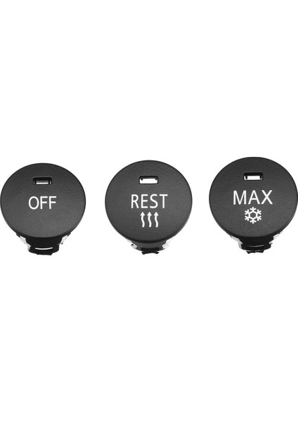 Kapalı/rest/max Iklim Kontrolü Paneli Panel Anahtarı Düğmesi Düğme Klima Düğmesi Onarım Kapağı -Bmw 5 Serisi E60 E61 (Yurt Dışından)