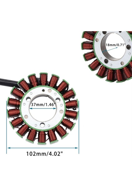 Motosiklet Ateşleme Stator Kawasaki Zephyr 400 550 ZR400 ZR550 ZX400 Z400FII GT550 KZ550A 21003-1256 21003-1038 (Yurt Dışından) fırsatları