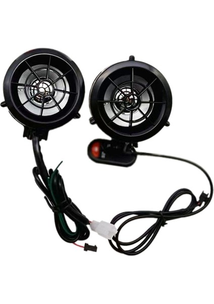 Motosiklet Ses Sistemi Renkli Yanıp Sönen Işıklar Bluetooth Mp3 Fm Radyo Çalar Stereo Hoparlörler Müzik Amplifikatörü (Yurt Dışından)