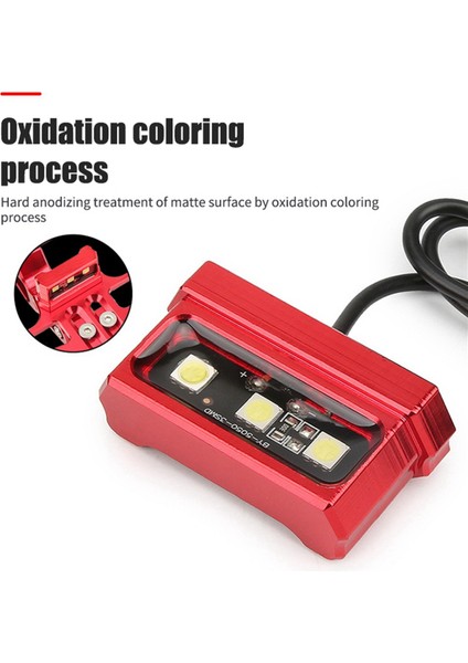 LED Motosiklet Plaka Lambası Dekoratif Lamba Evrensel B (Yurt Dışından) indirimleri