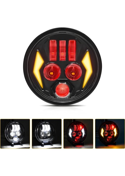 Harley Dyna/ıron 883 Için 5,75 Inç LED Motosiklet Farı (Yurt Dışından) indirimleri