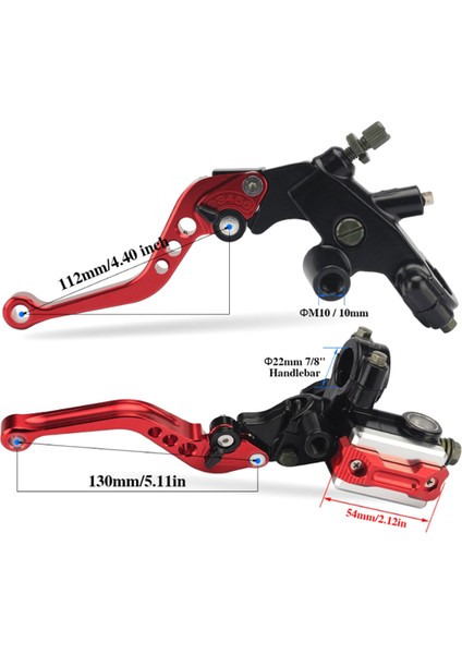 Motosiklet Gidon Ana Silindir Kolları 22MM (Yurt Dışından) modelleri