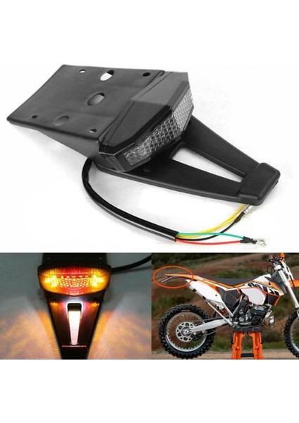 2020 Ktm Için Arazi Motosikleti LED Arka Çamurluk Fren Lambası Sinyal Lambası (Yurt Dışından) fırsatları