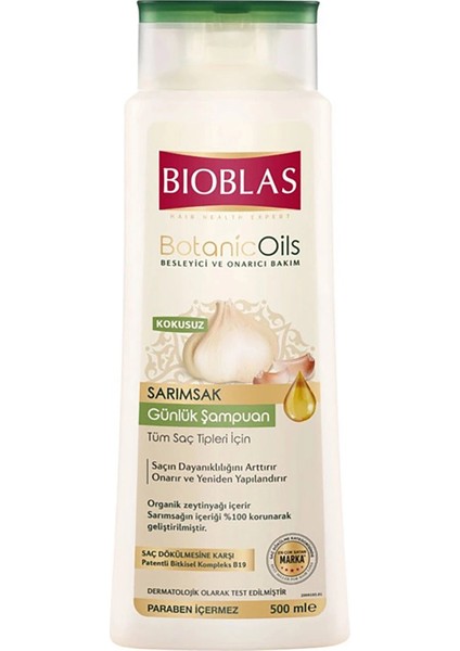 Botanicoils Sarımsak Günlük Şampuan 500 Ml