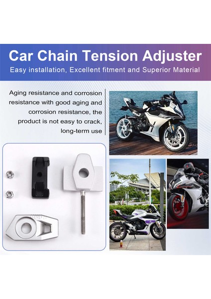 Cfmoto 450SR CF400-6 Sol Için Araç Zinciri Gerginlik Ayarlayıcısı (Yurt Dışından) indirimleri