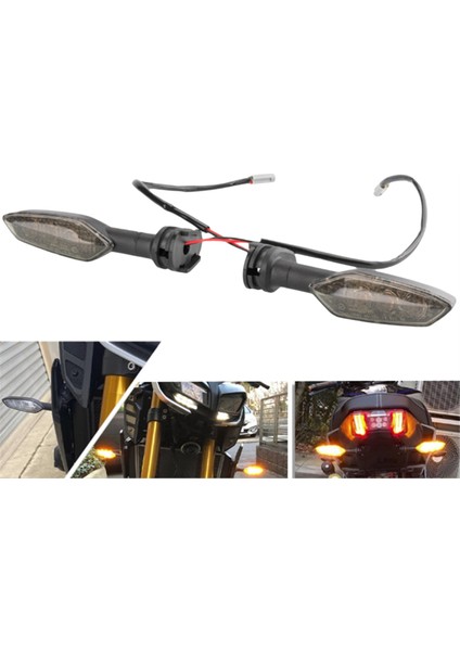 Yamaha Için Motosiklet Dönüş Sinyal Lambası LED Gösterge Işığı (Yurt Dışından) fiyatları