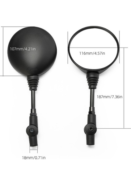 Motosiklet Yuvarlak Ayna Dikiz Aynası Honda XR150L 2023-2024 Motosiklet Modifiye Ayna Aksesuarları Için 5 Vida ile (Yurt Dışından)