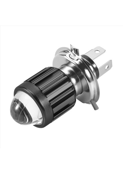 H4 Motosiklet Mini LED Projektör Far Ampulleri Çift Renk Beyaz Sarı Atv Scooter E-Bisiklet Far Lambası (Yurt Dışından)