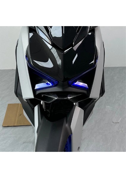 Motosiklet Ön Kaplama Aerodinamik Kanatçık Alt Kapak Koruyucu Kanat Takımı Yamaha XMAX300 2023-2025 Siyah (Yurt Dışından) modelleri