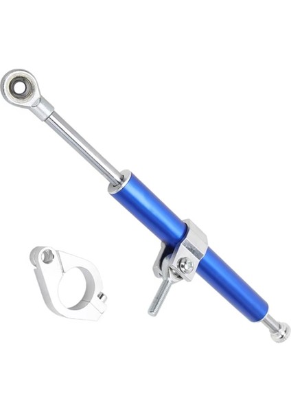 330MM Evrensel Motosiklet Direksiyon Amortisörü Sabitleyici Mavi (Yurt Dışından)