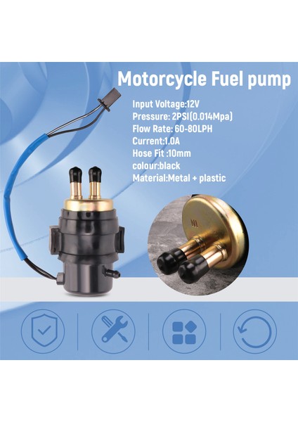 Honda Steed 400 NV600 NV750 C2 Shadow VT750 C2/c3/cd Ace Deluxe VT600 600 VLX600 Için Motosiklet Yakıt Pompası (Yurt Dışından) indirimleri