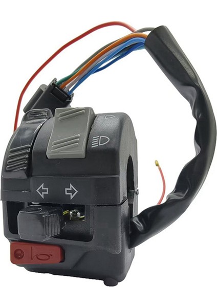 Sol Anahtar Motosiklet Gidon Kumandası Far Sinyal Sis Lambası Korna Anahtarı Click 150 Için (Yurt Dışından)