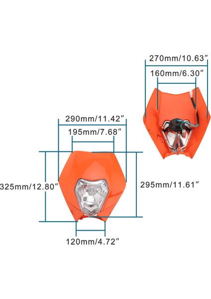 Ktm Exc Sx Xc Xcw 125 Için Motosiklet LED Far Far Parçaları (Yurt Dışından) fiyatları