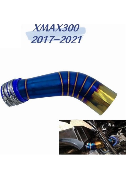 Motosiklet Yamaha Xmax 300 2017-2021 Için Hava Filtresi Giriş Borusunu Değiştirin Giriş Borusu Paslanmaz Çelik Mavi Kuyruk Altın (Yurt Dışından) fırsatları