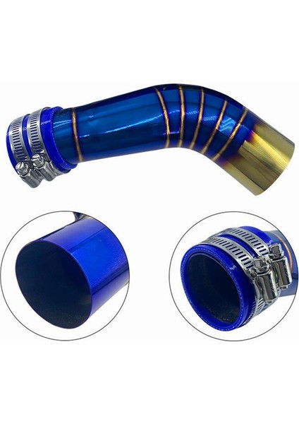 Motosiklet Yamaha Xmax 300 2017-2021 Için Hava Filtresi Giriş Borusunu Değiştirin Giriş Borusu Paslanmaz Çelik Mavi Kuyruk Altın (Yurt Dışından) indirimleri