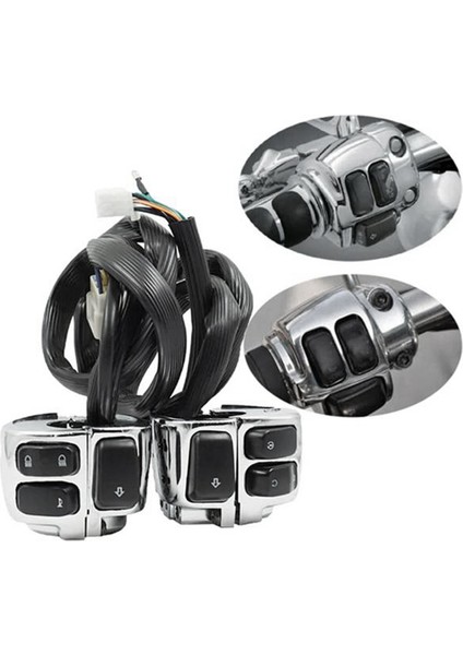 Motosiklet Gidon Dönüş Sinyali Kontrol Anahtarı 25MM Gidon Anahtarı Harley XL883 Sportster Dyna V-Rod Softail (Yurt Dışından) fiyatları