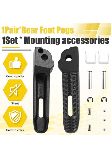 Bmw S1000RR 2010-2018 Motosiklet Aksesuarları Için Motosiklet Arka Ayak Mandalları Pedal Ayak Dayama Desteği Braket Takımı (Yurt Dışından) fırsatları